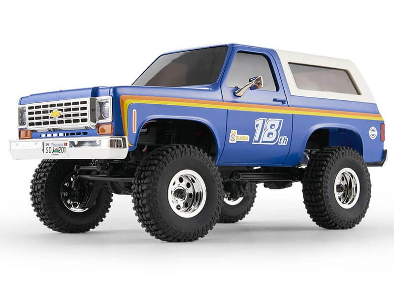 FMS 1:24th FCX24 Chevrolet K5 Blazer Pro RTR - Blue FMS12403PRORTRBU