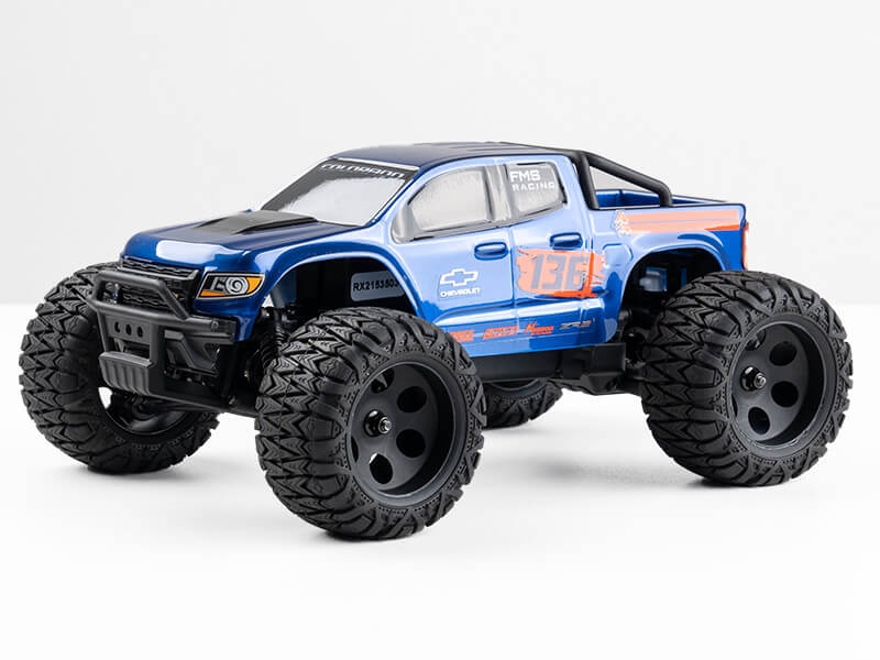 FMS FMT24 1/24th Chevrolet Colorado Truck RTR - Blue FMS12421BDRTRBU