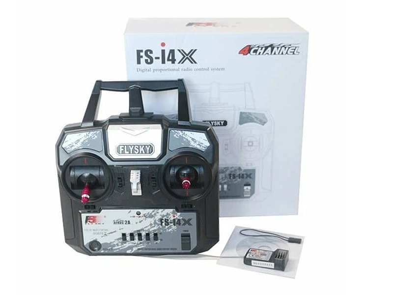 FlySky FS-I4X 4CH 2.4GHz Radio System with A6 Receiver - Mode 2 FS-I4X-A6M2