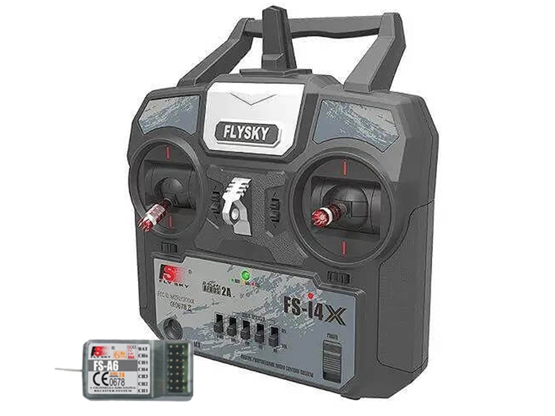 FlySky FS-I4X 4CH 2.4GHz Radio System with A6 Receiver - Mode 2 FS-I4X-A6M2