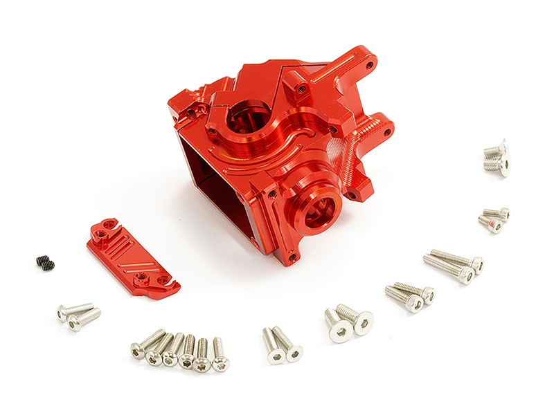 Fastrax Arrma Aluminium Diff Housing For Kraton/ Typhon/ Talion/ Limitless - Red FTAR029R