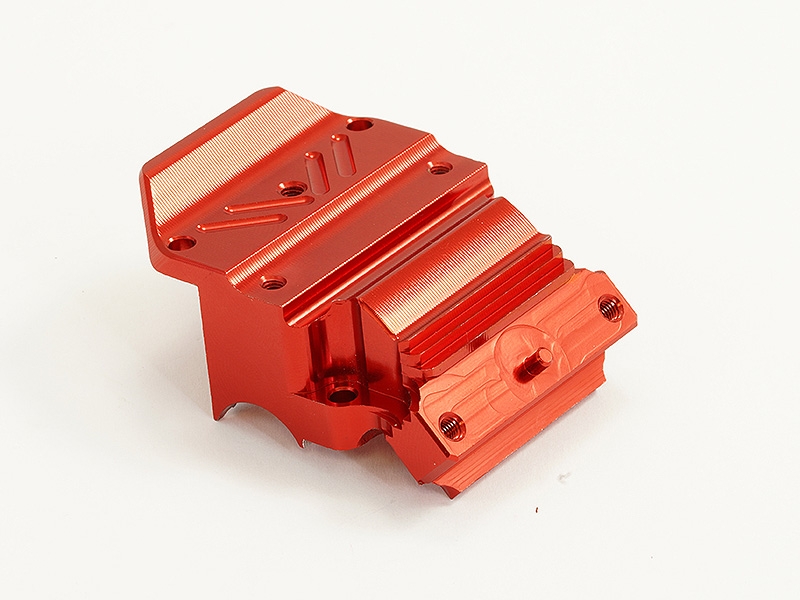 Fastrax Arrma Aluminium Diff Housing For Kraton/ Typhon/ Talion/ Limitless - Red FTAR029R