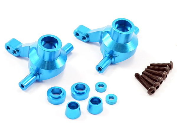 Fastrax Tamiya TT-02 Aluminium Front Steering Blocks (2) FTTA009B