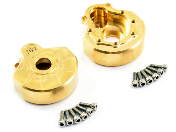 Fastrax Trx-4 Heavy Duty Brass Steering Gear Cover (76g Per Cover) (2 