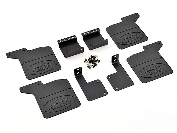 Fastrax Rubber MudFlaps and Aluminium Mounts for TRX-4 Land Rover Defender FTTX343