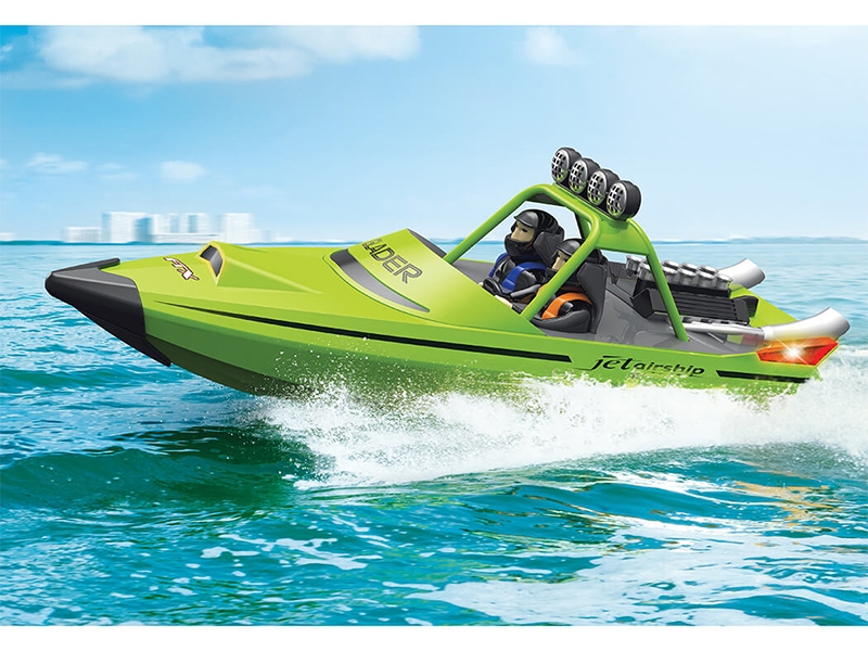 FTX Glader Turbojet R/C Speed Boat 35cm - Green FTX0730G