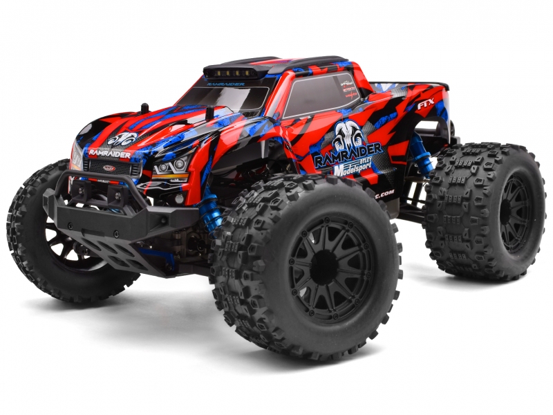 FTX Ramraider 1/10 Brushless Monster Truck RTR - Red/Blue FTX5497RB