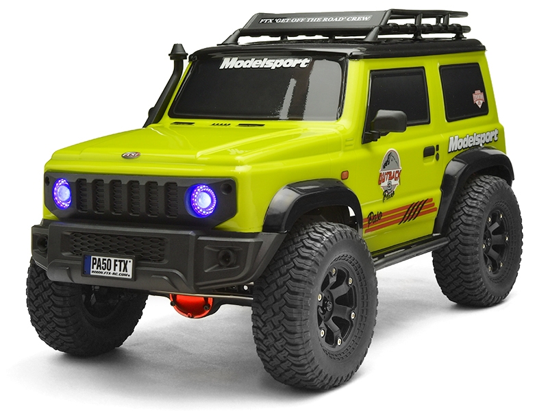 FTX Outback 3.0 RTR 1:10 Trail Crawler - Paso - Yellow FTX5593Y