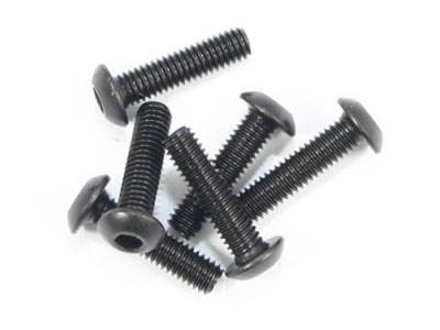 FTX Button Head Hex Screw 3x12 (6) FTX6527