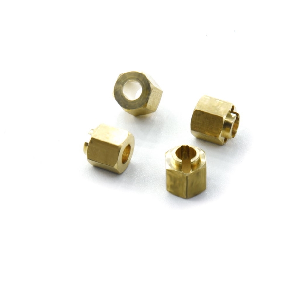 RC Overhaul Hex Drives, Ext 4mm Brass(4) TRX4M G-RCO-TRX003