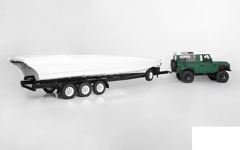 ZH0016 BigDog 1/10 Tri Axle Widebody Scale Boat Trailer ZH0016 RC4WD Z-H0016