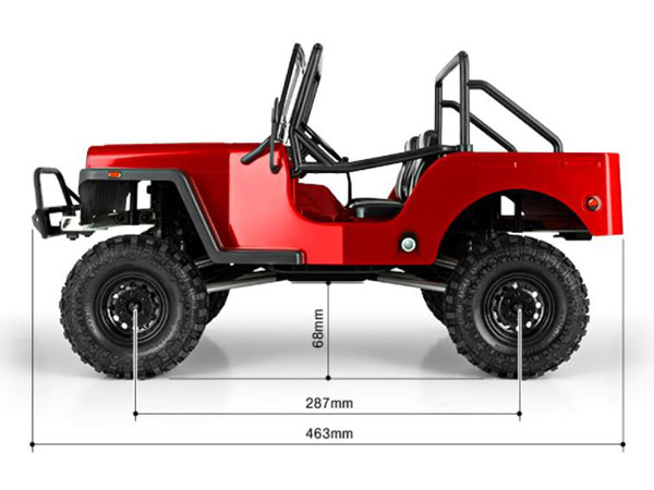 GMade SAWBACK 4LS Crawler Kit GM55000