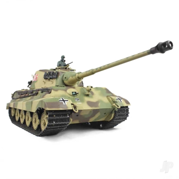 Heng Long 1:16 German King Tiger Henschel with Infrared Battle System (2.4GHzShooterSmokeSound) HLG3888A-1B