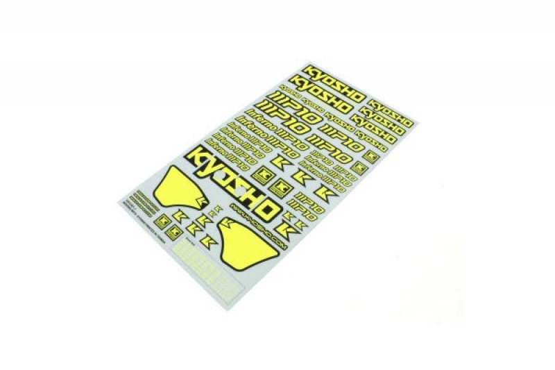 Kyosho Decal Sheet Kyosho Inferno Mp10 (fyellow) IFD411KY