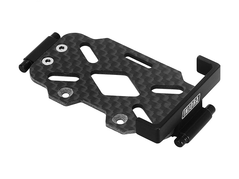 Injora Carbon Fiber and Aluminum Battery Tray For 1/18 TRX4M 4M-78