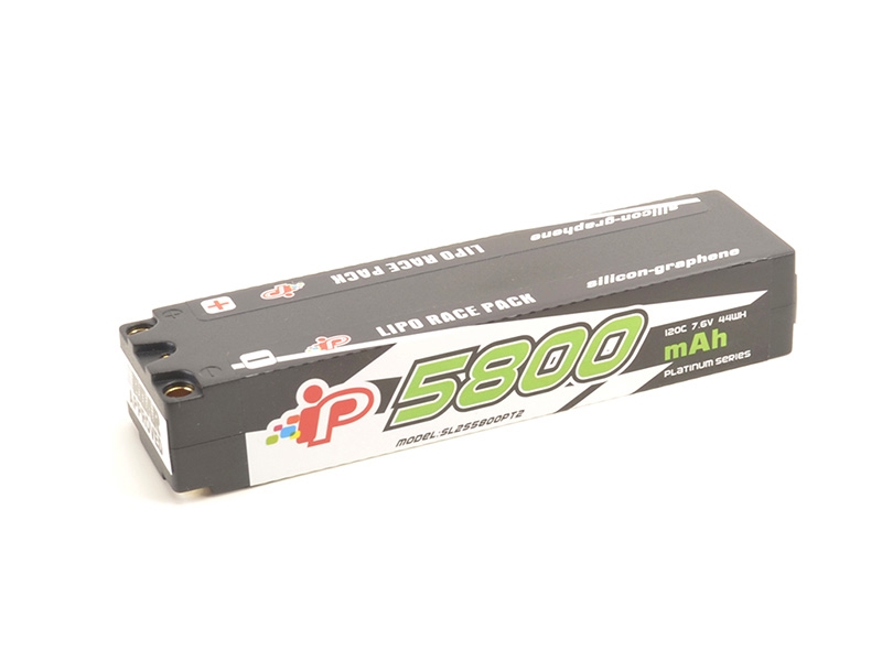 Intellect Lipo Lihv 5800mah 2s Slim Stick 7.6v Ipsl2s5800pt2