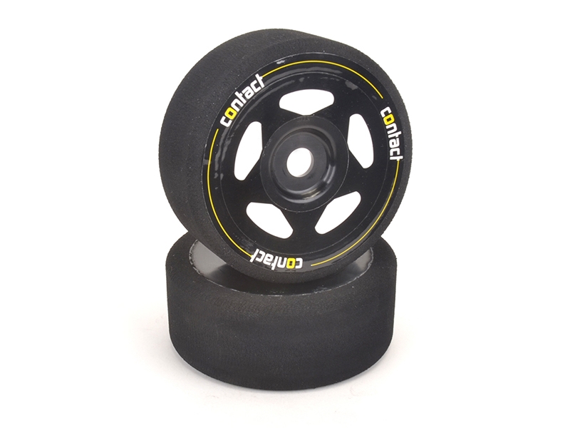 Contact RC Tyres GT8/Rally BLACK Pre-Glued Foam Tyres 35Sh-103mm JB35B