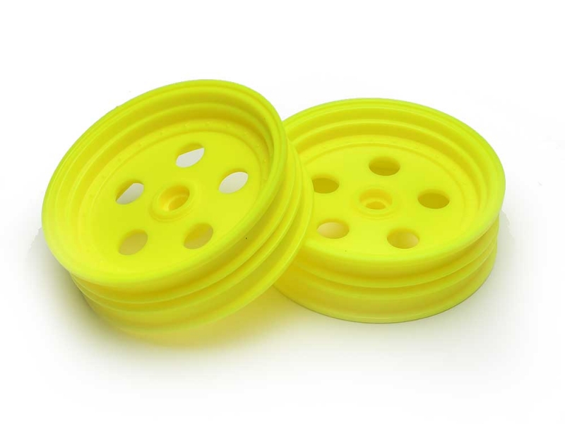 JC Racing Products Kyosho Tomahawk Front 2WD 5 Hole - Yellow (2) JCKOT5-Y