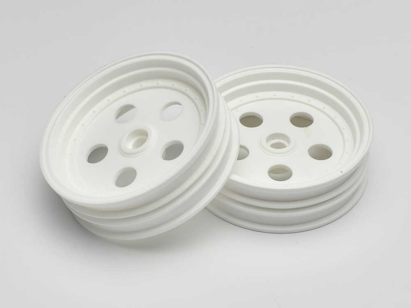 JC Racing Products Kyosho Tomahawk Front 2WD 5 Hole - White (2) JCKOT5-W