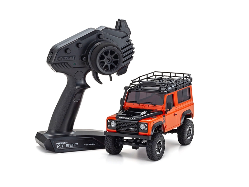 Kyosho Mini-Z 4X4 MX-01 Land-Rover Defender 90 Adventure Orange (KT531P) 32531MO