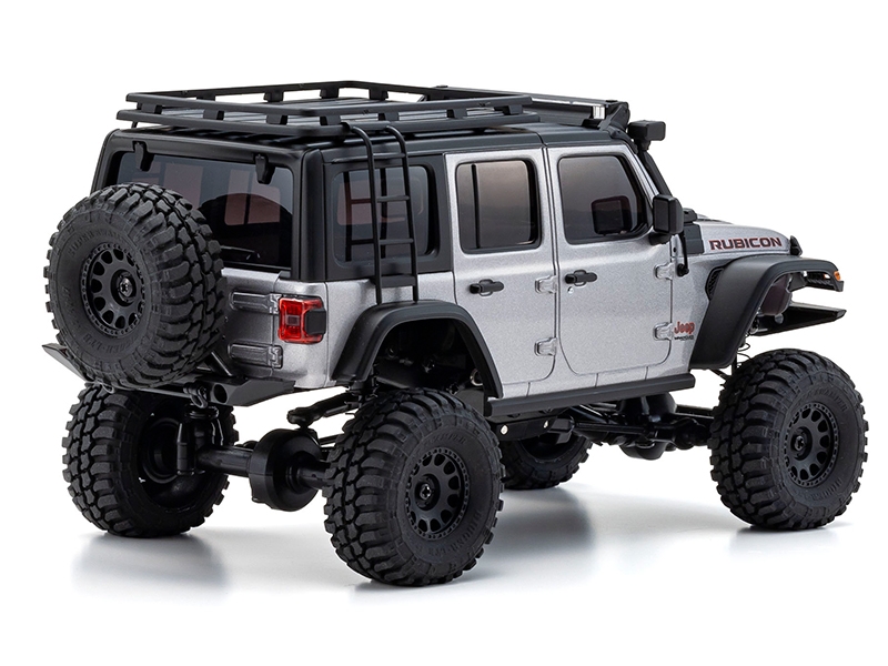 Kyosho Mini-Z 4X4 MX-01 Jeep Wrangler Rubicon Silver Metallic (KT531P) 32528S