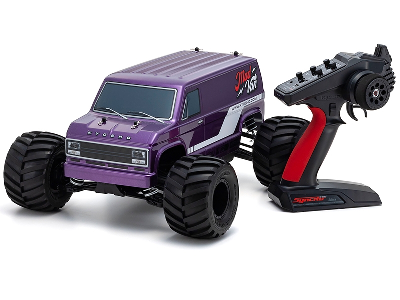 Kyosho Mad Van Fazer Brushed Readyset - Purple 34412T2B