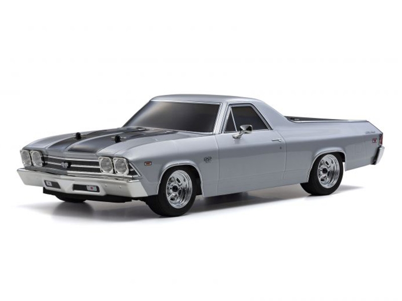 Kyosho FAZER MK2 (L) Chevy El Camino SS396 1969 1:10 Readyset - Silver 34419T2B