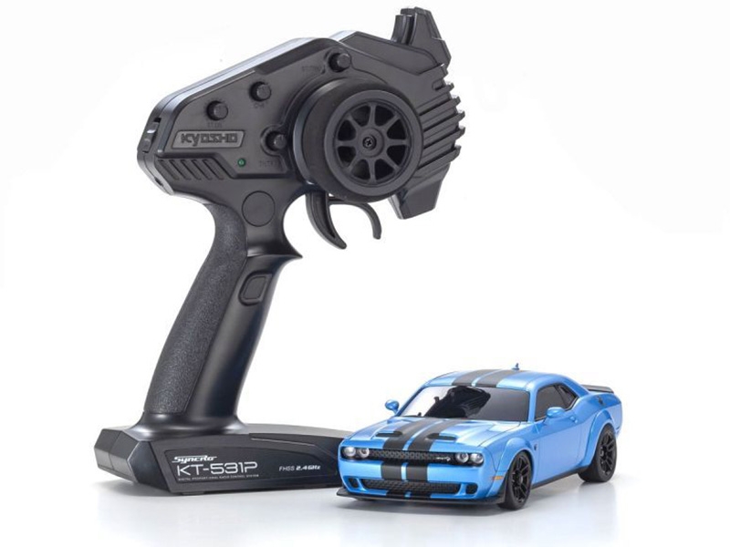 Kyosho Mini-Z AWD Challenger SRT Hellcat Redeye B5 Blue (MA-020/KT531P) 32621BL