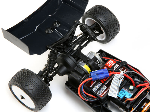 Losi 1/16 Mini-B Brushed RTR 2WD Buggy - Black/White C-LOS01016T2