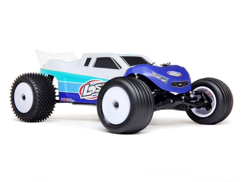 Losi Mini-T 2.0 2WD Stadium Truck Brushless RTR - Blue C-LOS01019T2