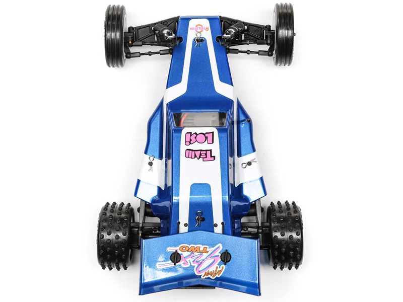 Losi 1/16 Mini JRX2 Brushed 2WD Buggy RTR - Blue C-LOS01020T2