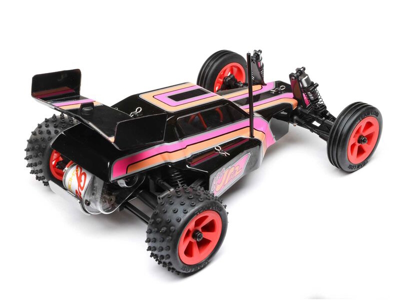 Losi 1/16 Mini JRX2 Brushed 2WD Buggy RTR - Black C-LOS01020T3