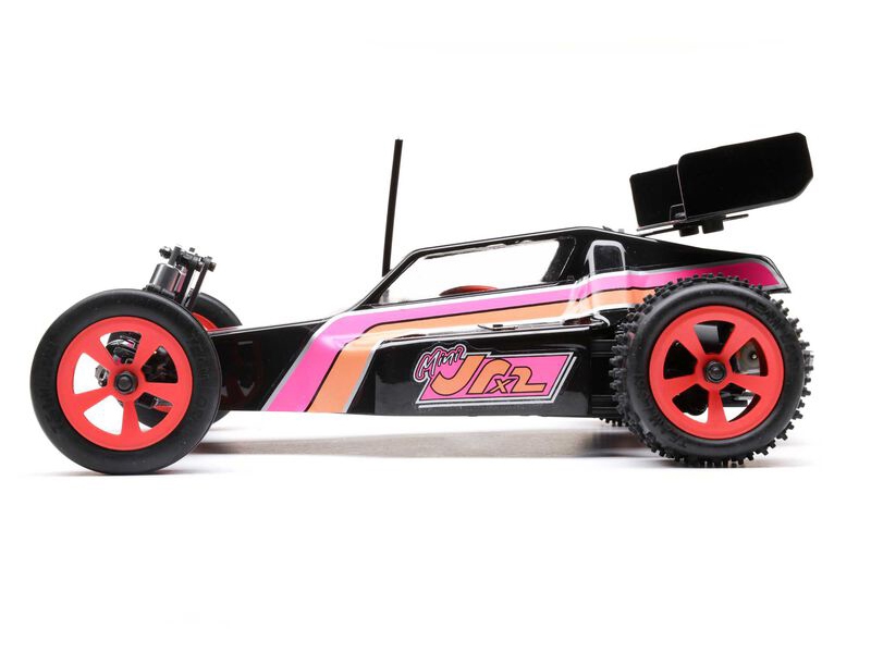 Losi 1/16 Mini JRX2 Brushed 2WD Buggy RTR - Black C-LOS01020T3