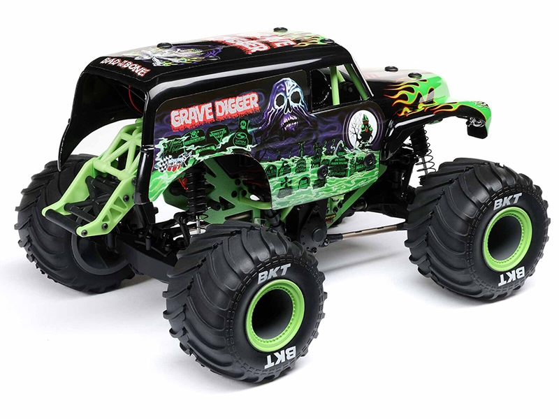 Losi 1/18 Mini LMT 4X4 Brushed Monster Truck RTR - Grave Digger C-LOS01026T1