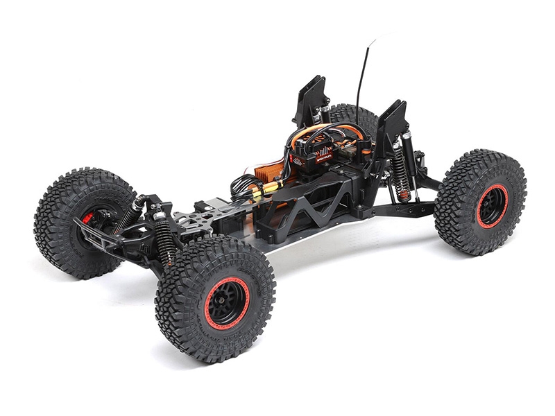 Losi 1/10 Hammer Rey U4 4WD Rock Racer Brushless RTR with Smart - Red C-LOS03030T1