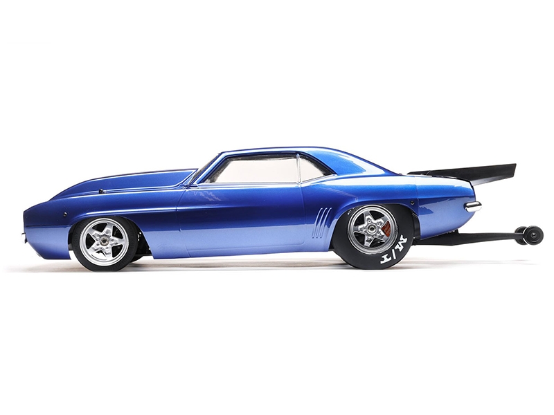 Losi 69 Camaro 22S Drag Car, BL RTR, Blue: 1/10 2WD C-LOS03035T2