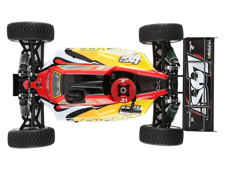 Losi 1 8 8IGHT 4WD Nitro Buggy RTR Red Yellow C LOS04010V2