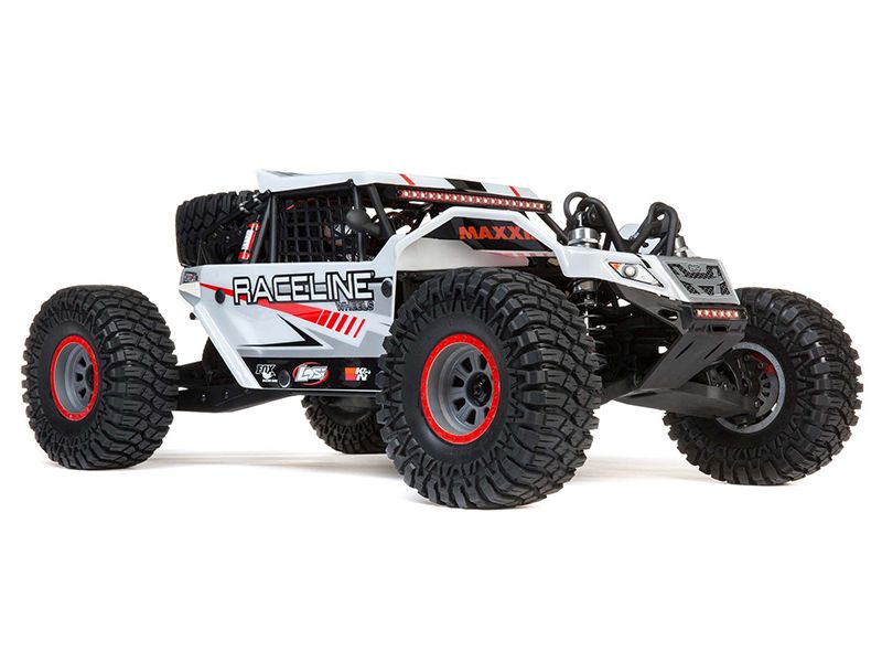 Losi Super Rock Rey v2: 1/6 4WD Rock Racer, RTR - White C-LOS05016V2T1