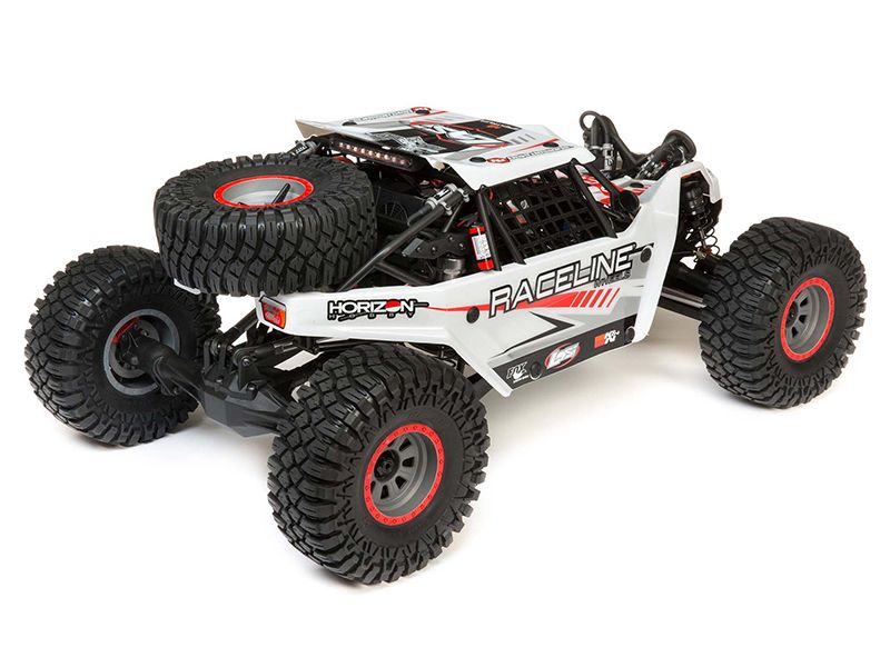 Losi Super Rock Rey v2: 1/6 4WD Rock Racer, RTR - White C-LOS05016V2T1