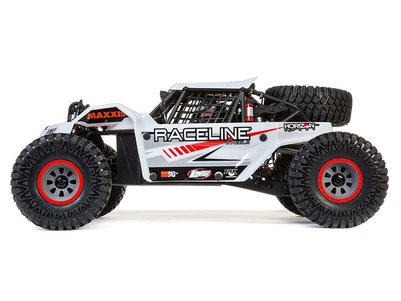 Losi Super Rock Rey v2: 1/6 4WD Rock Racer, RTR - White C-LOS05016V2T1