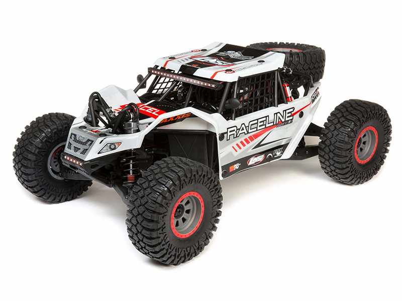 Losi Super Rock Rey v2: 1/6 4WD Rock Racer, RTR - White C-LOS05016V2T1