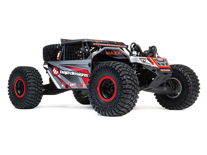 Losi Super Rock Rey v2: 1/6 4WD Rock Racer, RTR - Grey C-LOS05016V2T2