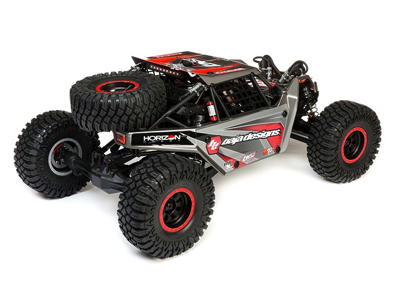 Losi Super Rock Rey v2: 1/6 4WD Rock Racer, RTR - Grey C-LOS05016V2T2