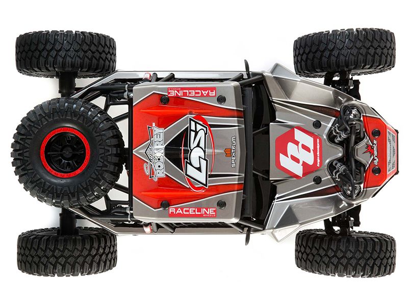 Losi Super Rock Rey v2: 1/6 4WD Rock Racer, RTR - Grey C-LOS05016V2T2