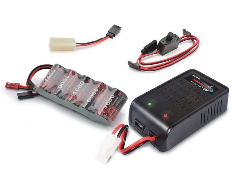 Modelsport UK 6v Receiver Battery and Quick Charger Pack (Stick Pack) MSRX-PPLS