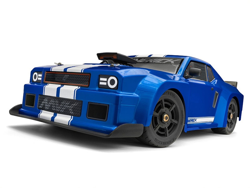 Maverick QuantumR Flux 4S 1/8 4WD Muscle Car - Blue MV150310