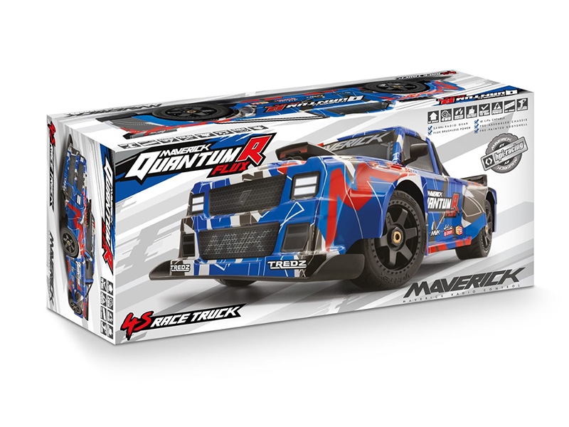 Maverick Quantum R Flux 4S 1/8 4WD Race Truck - Blue MV150312