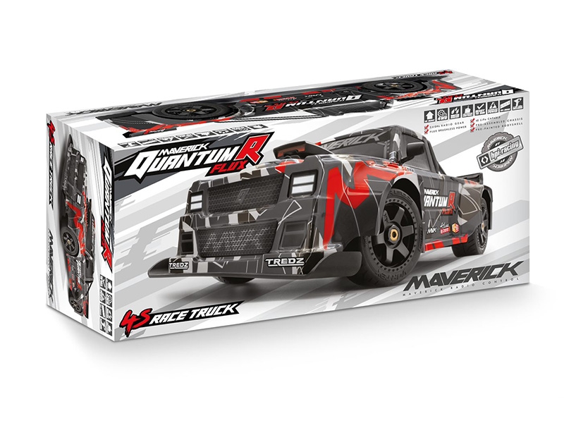 Maverick Quantum R Flux 4S 1/8 4WD Race Truck - Red MV150313