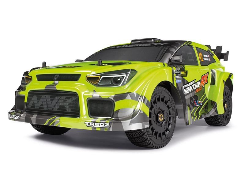 Maverick Quantum RX Flux 4S 1/8 4WD Rally Car - Flouro Green MV150361