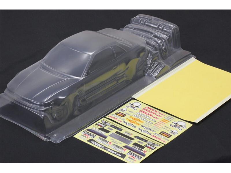 Pandora RC 1/10 NISSAN x ORIGIN Labo SILVIA S13 1/10 RC Drift 198mm Clear  Body Set